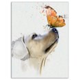 thumbnail image 2 of Design Art - Chien Golden Retriever avec Papillon, 2 of 3