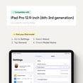 thumbnail image 2 of Screen Protector Paperlike® 3 for iPad Pro 12.9 inch (2x), 2 of 8