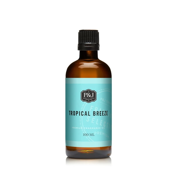 P&J Trading Fragrance Oil | Tropical Breeze 100ml - Scented Oil for Soap Making, Diffusers, Candle Making, Lotions, Haircare, Slime, and Home Fragrance