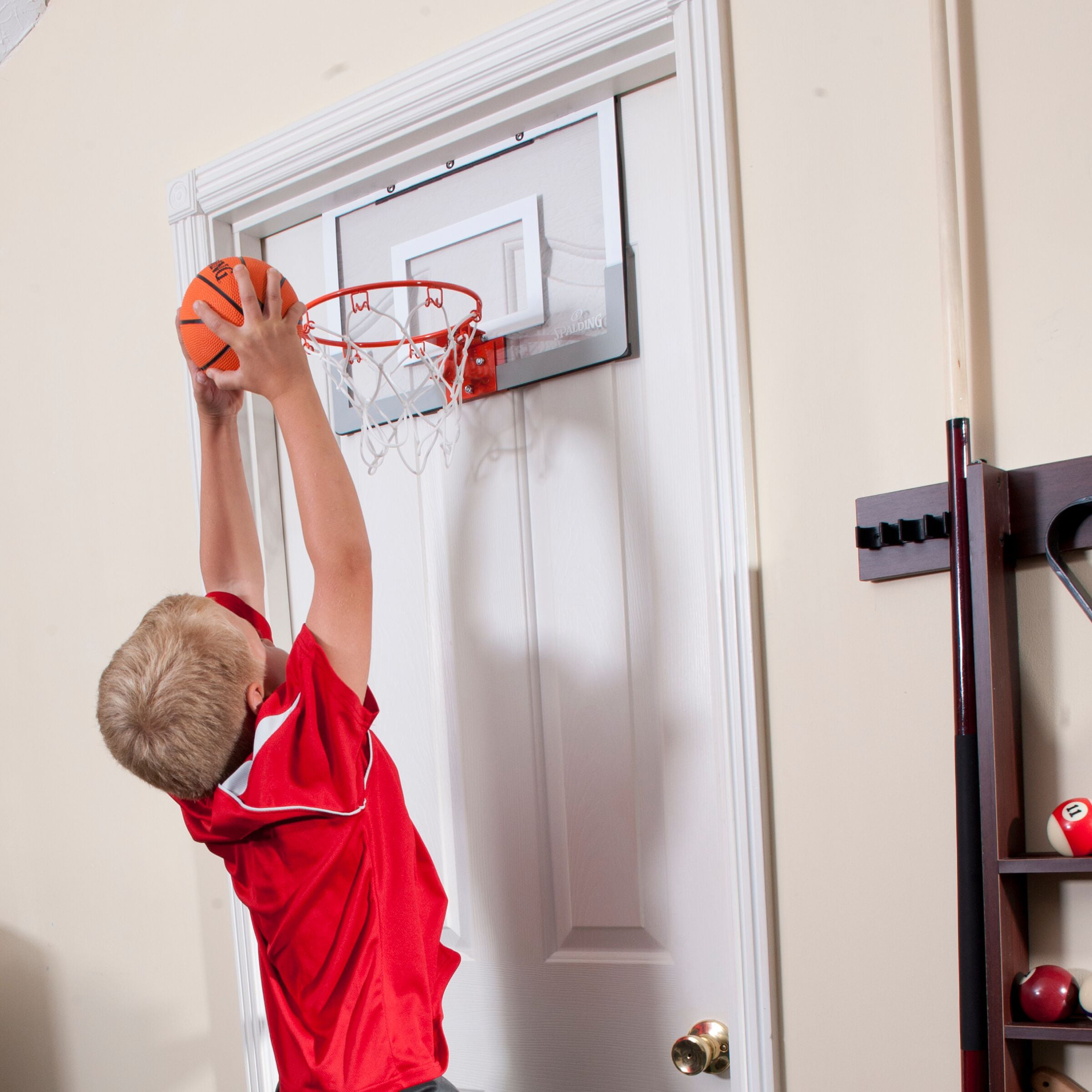 Spalding Slam Jam® Over-the-Door Basketball Hoop