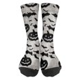 thumbnail image 2 of Men Women Halloween Printed Mid-Calf Socks Soft Breathable Stretch Comfort Fit Socks, 2 of 6