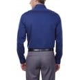 thumbnail image 2 of Calvin Klein Men's Dress Shirt Slim Fit Non-iron Herringbone 15" Neck 34"-35" Sleeve Blue Velvet, 2 of 6