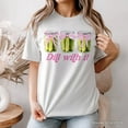 thumbnail image 5 of Coquette Dill With It Funny T-Shirt, Pink Bow Pickle Lover White Tee for Cute and Quirky Style Fans, 5 of 6