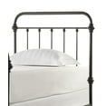Weston Home Nottingham Metal Twin Bed, Antique Dark Bronze