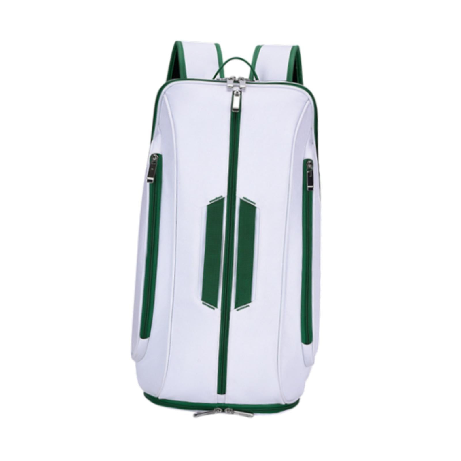 harayaa Pickleball Backpack Tennis Bag Portable Travel Pouch Racket Cover Handbag Paddle White
