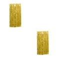 thumbnail image 1 of kurtrusly Foil Made Fringe Curtain For Graduation Party Decorations Birthday Party Decorations Tinsel Curtain Party Backdrop Gold 2Set, 1 of 5