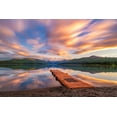 thumbnail image 2 of Getty, Bruce 14x11 Black Ornate Wood Framed with Double Matting Museum Art Print Titled - Alaska Lodge, 2 of 4