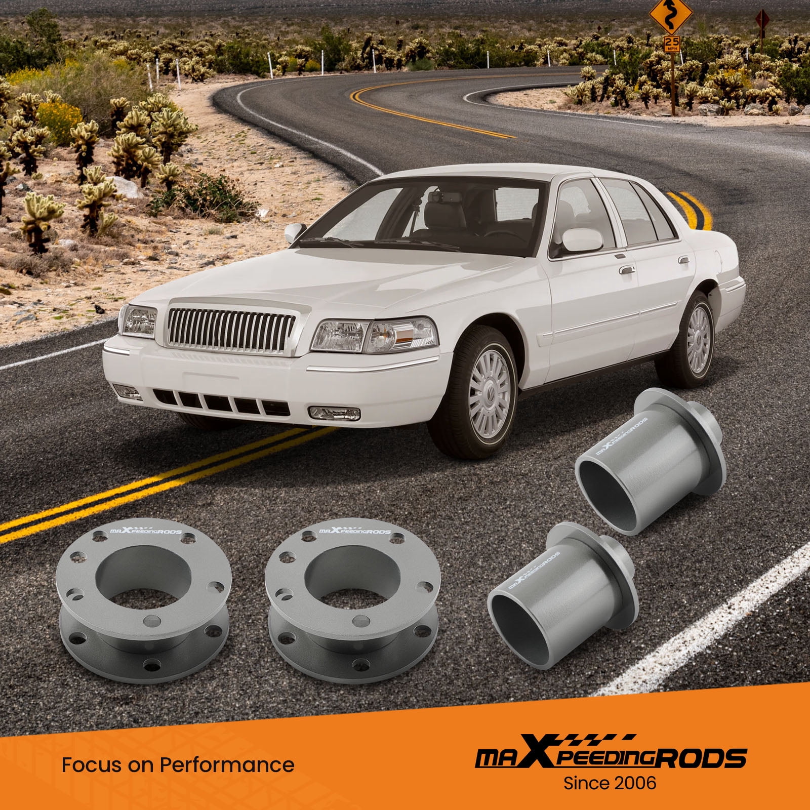 BFO Level Lift Kit Front Rear 3" for Mercury Grand Marquis 2003-11 Spacers Lift Cups
