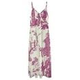 thumbnail image 6 of Toile De Jouy Pink Chinoiserie Tea Sleeveless Dress Loose Women's Dress Dresses Luxury Evening Dresses, 6 of 9