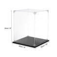 thumbnail image 2 of Uxcell Acrylic Display Case, 8"x10"x8" Clear Assemble Display Box Storage Organizer for Collectibles Action Figures, 2 of 7