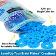 thumbnail image 2 of Brain Flakes Single Color Add-on - 120 Pieces - Resealable Pouch - Orange, 2 of 5