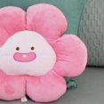 thumbnail image 3 of Flower Throw Seating Cushion Multipurpose Padded Soft Cute Flower Nap Throw Pillow for Home Office Peach, 3 of 4