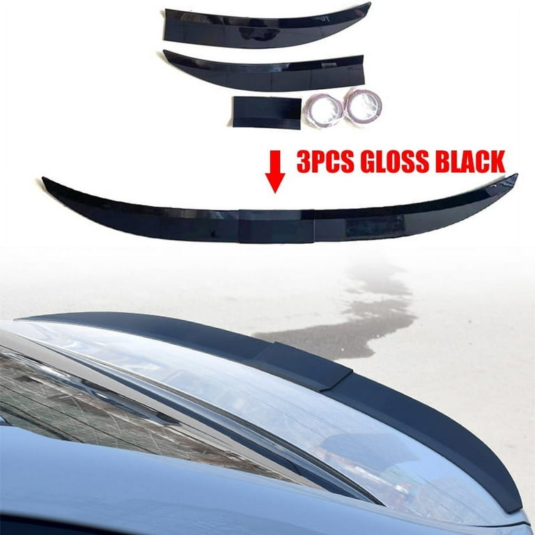 Universal hatchback spoiler ABS lip wing spoiler for car tail