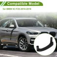 thumbnail image 3 of Cubierta de tirador de panel de puerta del lado del conductor delantero para BMW X3 F25 2010-2016, manija de puerta interior, cubierta de tirador de puerta No.51419209215, ABS negro, 1 Pc, 3 of 6