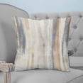 thumbnail image 4 of 20x20 Pillow Covers Set of 2, Beige Grey Throw Pillow Covers Decorative Couch Cushion Case, Abstract Mottled Art Retro Modern Painting Microfiber Square Pillowcases for Bedroom Car Living Room, 4 of 7