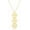 12.Snowflake, variant on Long Disc Pendant Necklace for Women 18K Gold Plated Sweater Chain Fashion Jewelry