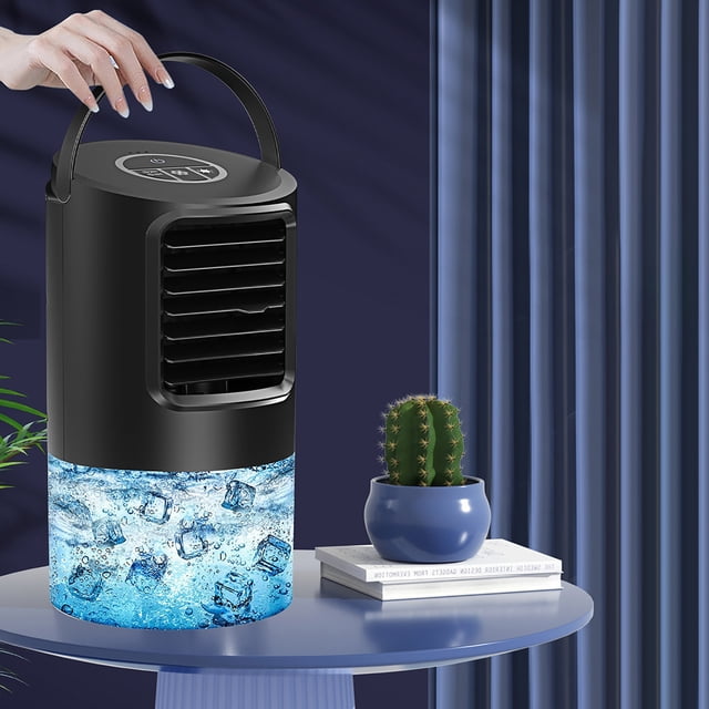 Ventilateur de Refroidissement et de Climatisation de Bureau pour la Maison, Refroidisseur à Pulvérisation Silencieux, Mini Ventilateur Froid Portable, Climatiseurs Portatifs, Ventilateur de Refroidissement jusqu'à 65 % de Rabais!