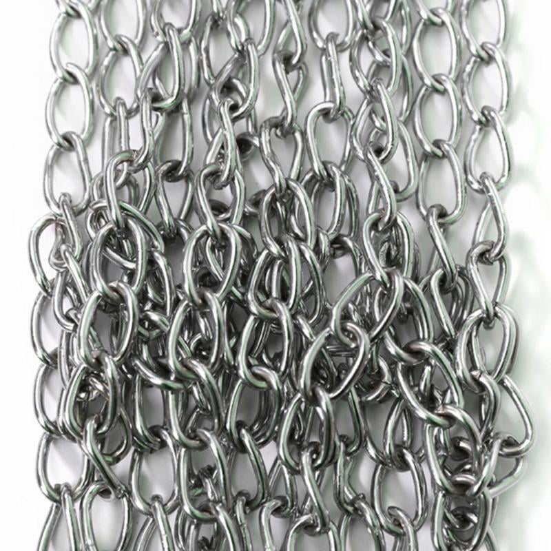 CEORPER Outdoor Basketball Targets Net Standard Braided Metal Chain Basketball Net