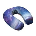 thumbnail image 2 of KLL Astronauts Start Running Pattern Memory Foam Cervical Neck Pillow Versatile U-Shaped Pillows for Home/Office/Camping/Travelling/Soft Washable Cover, 2 of 8