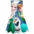 thumbnail image 1 of Disney Frozen 2 Dress Costumes Girls Princess Elsa Dress Ball Gown Birthday Kids Snow Queen Cosplay Carnival Clothing 1-10 Years6T Gao Jinjia LED, 1 of 2