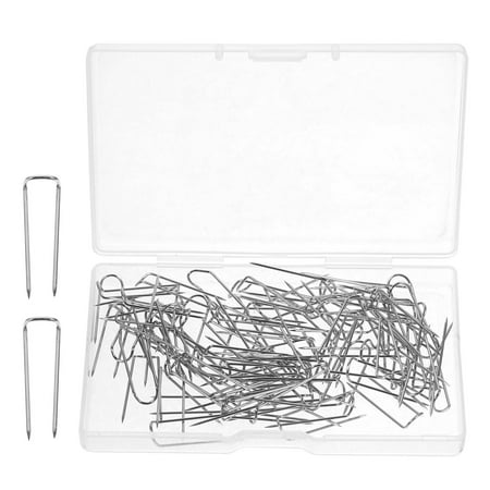 Raindrops Silver Stainless Steel UShaped Sewing Pins for DIY Craft Projects and Fabric Sewing 1 Box Raindrops Silver Stainless Steel UShaped Sewing Pins for DIY Craft Projects and Fabric Sewing 1 Box