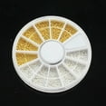 thumbnail image 4 of UDIYO Silver and Golden Nail Art Mini Beads Balls 3D DIY Decoration Wheel Manicure, 4 of 7