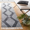 thumbnail image 2 of SAFAVIEH Kilim Angel Diamond Polyester Runner Rug, Black/Ivory, 2'3" x 9', 2 of 8