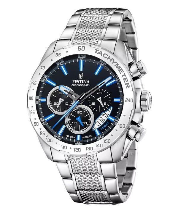 Edox Chronoffshore-1 Chronograph Steel Black Dial Quartz Men