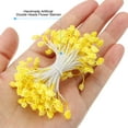 thumbnail image 4 of Uxcell 5mm Double Heads Flower Stamen, Artificial Lavender Flower Pistil Matt for DIY Christmas Decor, Yellow 720 Pcs, 4 of 5