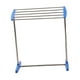 thumbnail image 3 of Tendedero de ropa de acero inoxidable, versátil, para apartamentos, balcones y dormitorios. Azul, 3 of 8