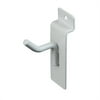 Econoco - EWH/H1 - 1" Deluxe White Slatwall Hook - Sold in Pack of 96