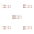 thumbnail image 2 of ZheElen Fake Nail Set French Style Scratch Resistant Press-on Fingernails Full Cover Removable for Trimble Adjustable Manicure Stickers Type 16 5Set, 2 of 6