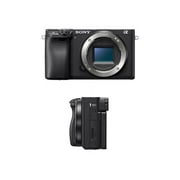 Sony a6400 ILCE-6400 - Digital camera - mirrorless - 24.2 MP - APS-C - 4K / 30 fps - body only - Wi-Fi, NFC, Bluetooth - black
