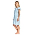 thumbnail image 2 of Casual Nights Women's Short Sleeve Floral And Lace Nightgown, 2 of 6