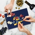 thumbnail image 5 of Snail Cutting Board, I Love You are My Home Theme with Blooms Valentine's Hearts Love, Decorative Tempered Glass Cutting and Serving Board, in 3 Sizes, by Ambesonne, 5 of 5