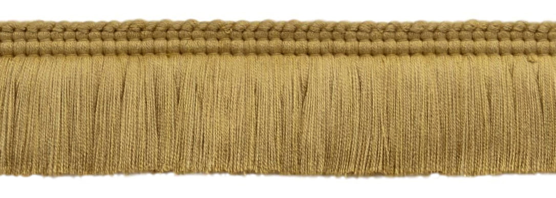 Gold Antique Gold|Style#: 0200VB|Color: Gold DÉCOPRO Veranda Collection 2 inch Brush Fringe Trim|Coin Gold VNT4 |Sold by The Yard