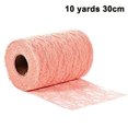thumbnail image 1 of Rollos de tul de tela de red de cinta Vintage de 30cm x 10 yardas para encaje camino de mesa silla faja DIY boda fiesta nupcial ducha decoraciones, 1 of 8