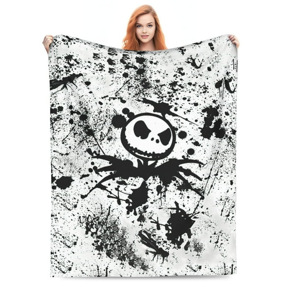 Nightmare Before Christmas Blanket anime Throw Blanket Multi Color Lightweight Warm Bedding 5-40*50