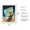 thumbnail image 2 of Albergo Colombia Inn - Vintage Ocean Liner Travel Poster by Leonetto Cappiello c.1927 - Fine Art Matte Paper Print (Unframed) 11x14in, 2 of 4
