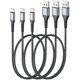 thumbnail image 1 of wonima44 USB C Cable 1.5FT [3Pack] 3A USB to USB C Cable Fast Charging Data Transfer Braided Compatible with iPhone 17/16/15 Series, Samsung Galaxy S25 S24 Ultra, Note10/9, USB C Devices, 1 of 1