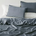 thumbnail image 5 of Great Bay Home 100% European Flax Linen Duvet Cover Set, Lightweight, Breathable, 2-Piece Set (Slate, Twin / Twin XL), 5 of 6
