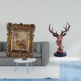 thumbnail image 2 of Marco de fotos,Marco de fotos retro Marco de fotos de mesa vintage,Marco de fotos adornado para colgar en la pared,decoración del hogar,Figura de cabeza de ciervo,Adorno de cabeza de, 2 of 8
