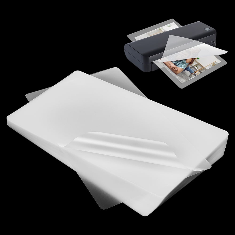 100Pcs Plastic Laminating Pouches Thermal Laminating Sheets Photo Protecting Sheets for Photos and Notes 9.45x5.28x0.004 inch for making