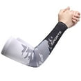 thumbnail image 4 of DLQT Blue Meteor Xl Summer Thin Men And Women Ice Silk Sleeves Printed Ice Sleeves Anti-Ultraviolet Sun Protection Outdoor Driving And Cycling Arm Protection Sleeves, 4 of 7