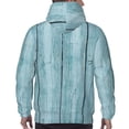 thumbnail image 7 of Naloa Turquoise Wooden1 Men's Casual Hooded Collar Drawstring Hoodies Pullover Sweatshirts Casual Long Sleeve Shirts-3X-Large, 7 of 7