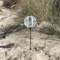 thumbnail image 2 of In the Breeze 2679 — 6 Inch Iridescent Gazing Ball Spinner — Outdoor Wind Spinner Garden Décor, 2 of 4