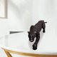 thumbnail image 4 of Figuras de acción de modelos animales, regalo de zoológico, decoración, juguete realista, mini muñeca pantera Posición de gateo, 4 of 8