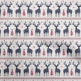thumbnail image 1 of oneOone Cotton Poplin Dark Blue Fabric Christmas Lumberjeck Sewing Fabric By The Yard Printed Diy Clothing Sewing Supplies 42 Inch Wide, 1 of 4