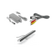 thumbnail image 5 of Nintendo Wii Console Black with 4 White & Black RetroFam Remotes + Nunchucks - Multiplayer Motion Gaming System (Refurbished), 5 of 5