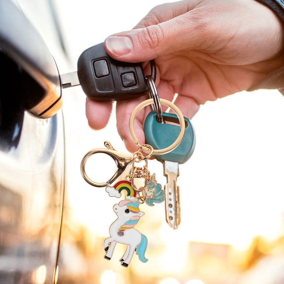 LOLIPPYY Alloy Unicorn Keychain Bag Pendant with Craftsmanship for Couple